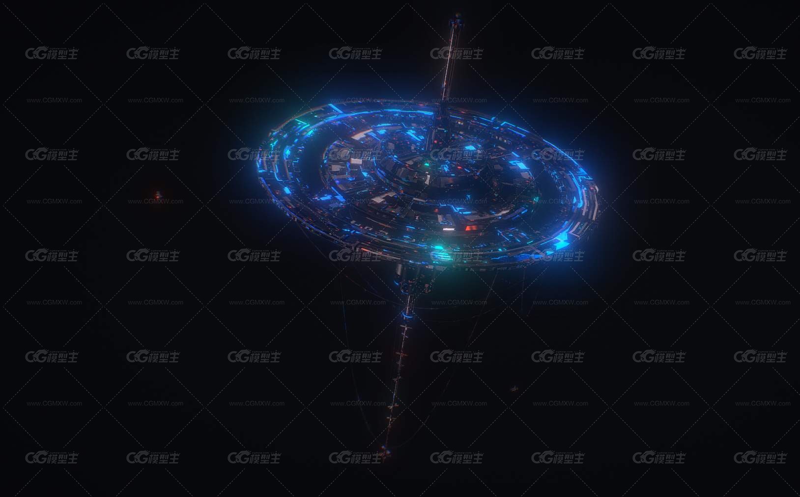 空间站 宇宙飞船 太空基地 母舰 星际飞船 飞行器 宇宙空间站 中转站 航天站 太空战舰 航天器-1