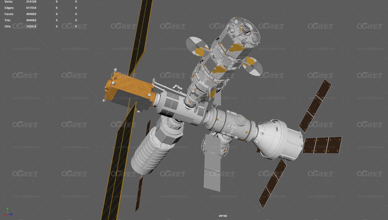 卫星 空间站 科幻卫星 宇宙空间站 科幻基地 太空基地 科幻飞船 母舰 通讯卫星 星际飞船-4