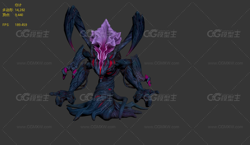 暗核 树妖 怪物  精怪 魔物 怪物 妖兽 妖怪 恶魔动画模型-2