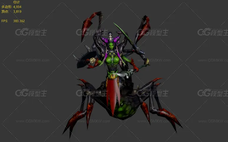 蜘蛛精 精怪 魔兽 怪物女  毒蜘蛛-1