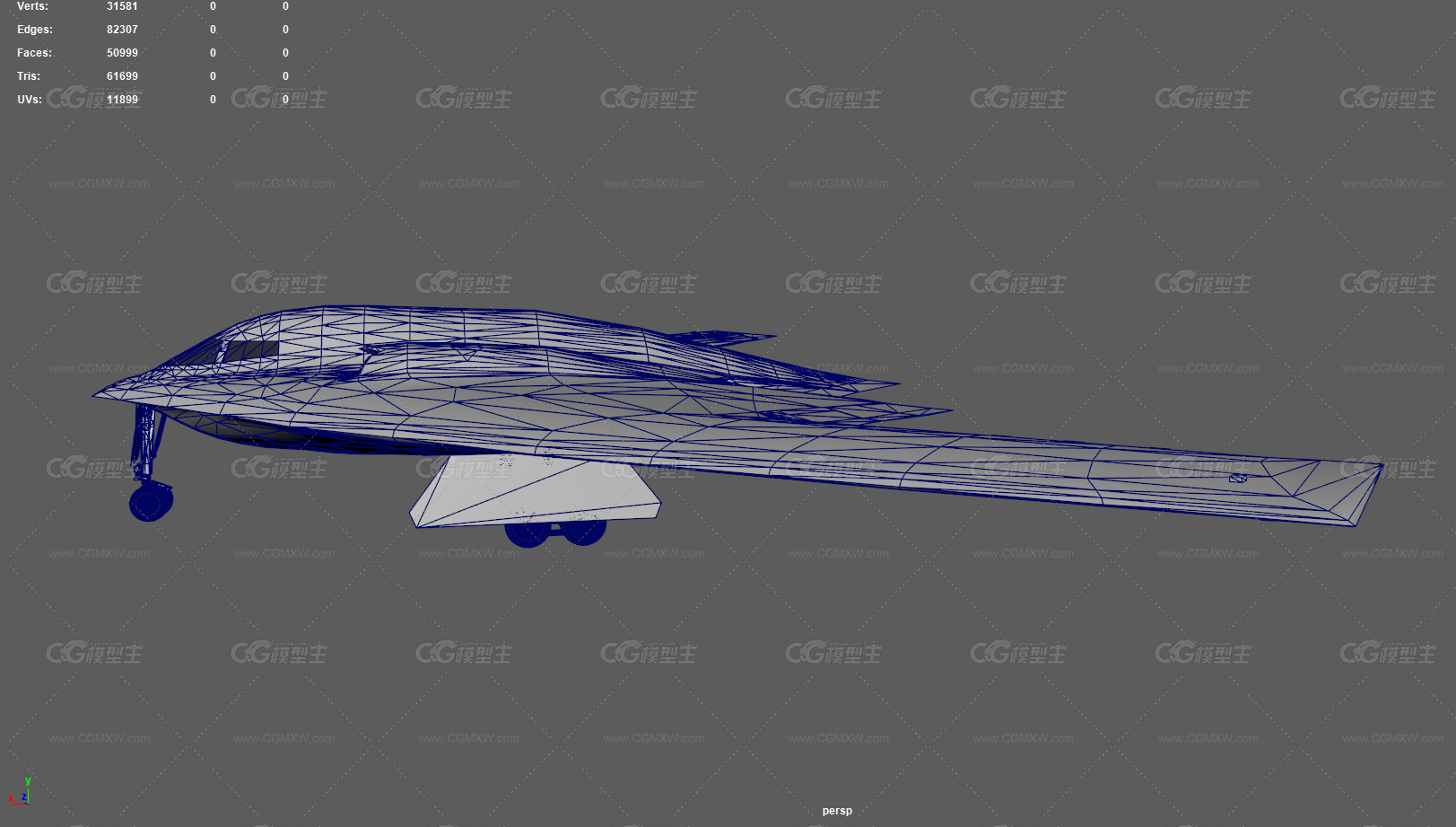 B-2A幽灵隐形轰炸机 B2轰炸机 隐身轰炸机 战略轰炸机 远程轰炸机 军事飞机 美式战机-11