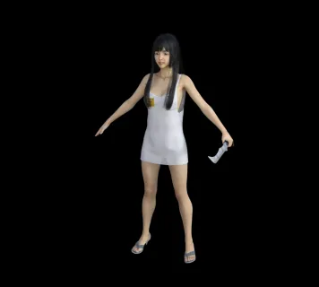 拿刀少女 年轻女孩 美女 成熟女性 现代女性 年轻女性 游戏人物 现代人物带绑定