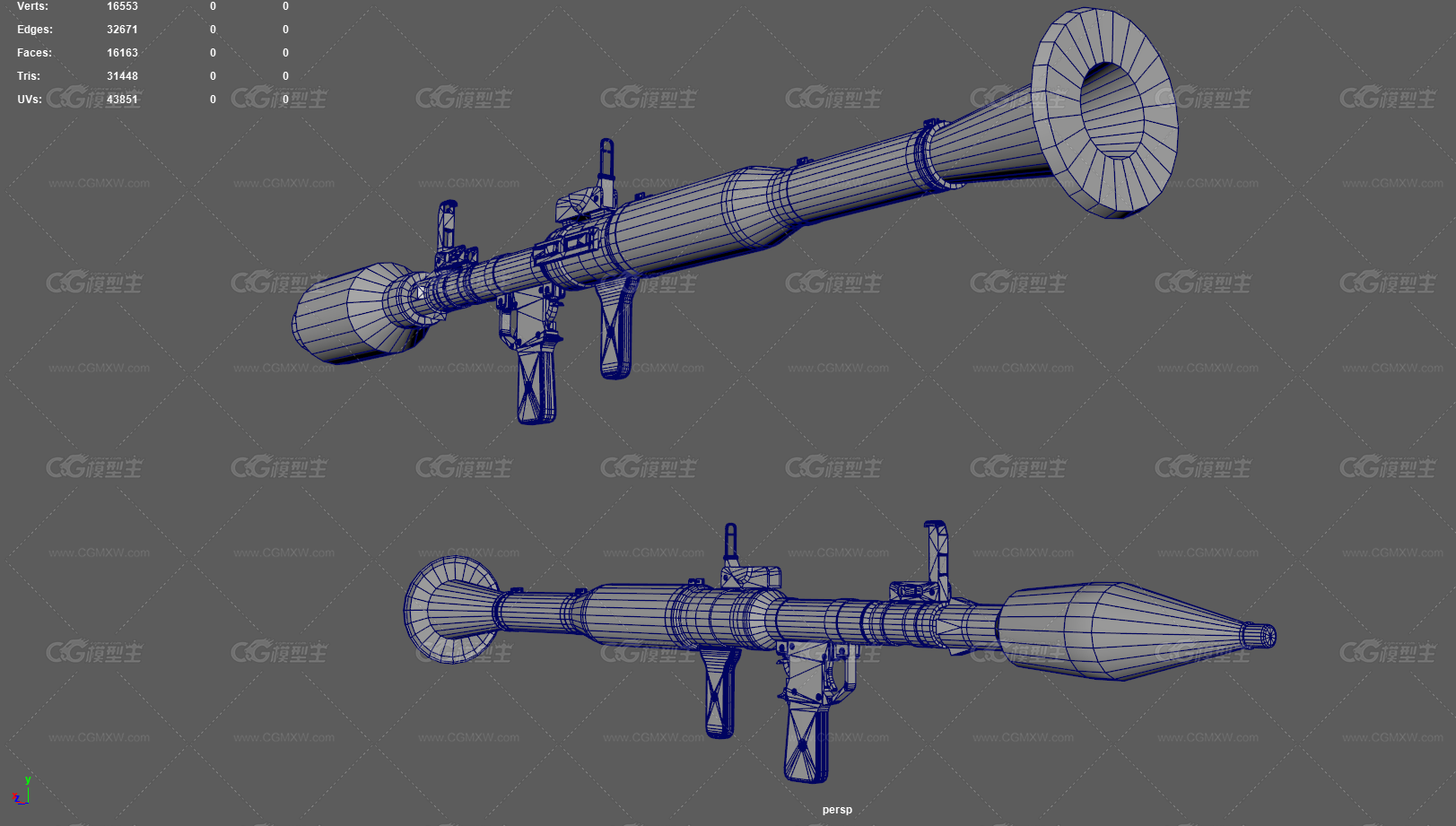 RPG7 火箭筒 便携式火箭筒 反坦克火箭筒 火箭发射器 重武器 现代武器 反坦克导弹 军用火箭筒-12