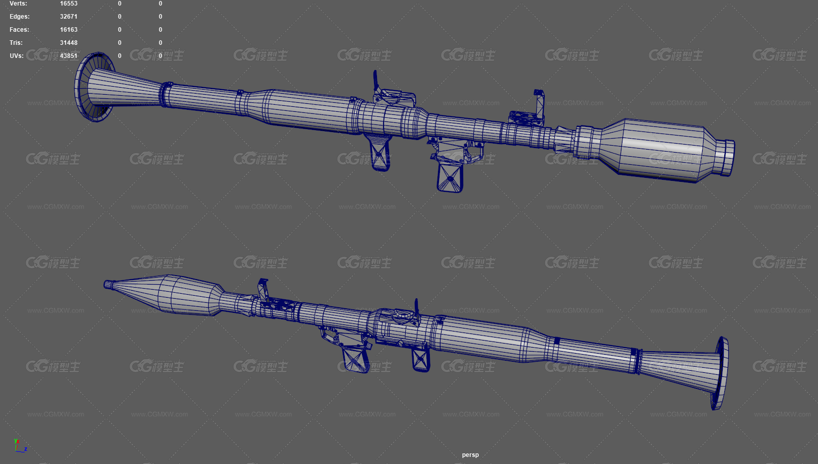 RPG7 火箭筒 便携式火箭筒 反坦克火箭筒 火箭发射器 重武器 现代武器 反坦克导弹 军用火箭筒-14