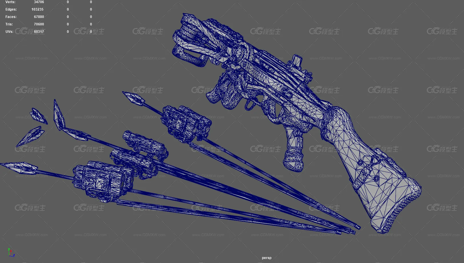 复合弓 炸弹弓箭 弩箭 连弩 武器 十字弩 机械弓 远程武器 现代弩枪 弓箭 科幻弓箭 炸药弩枪-13