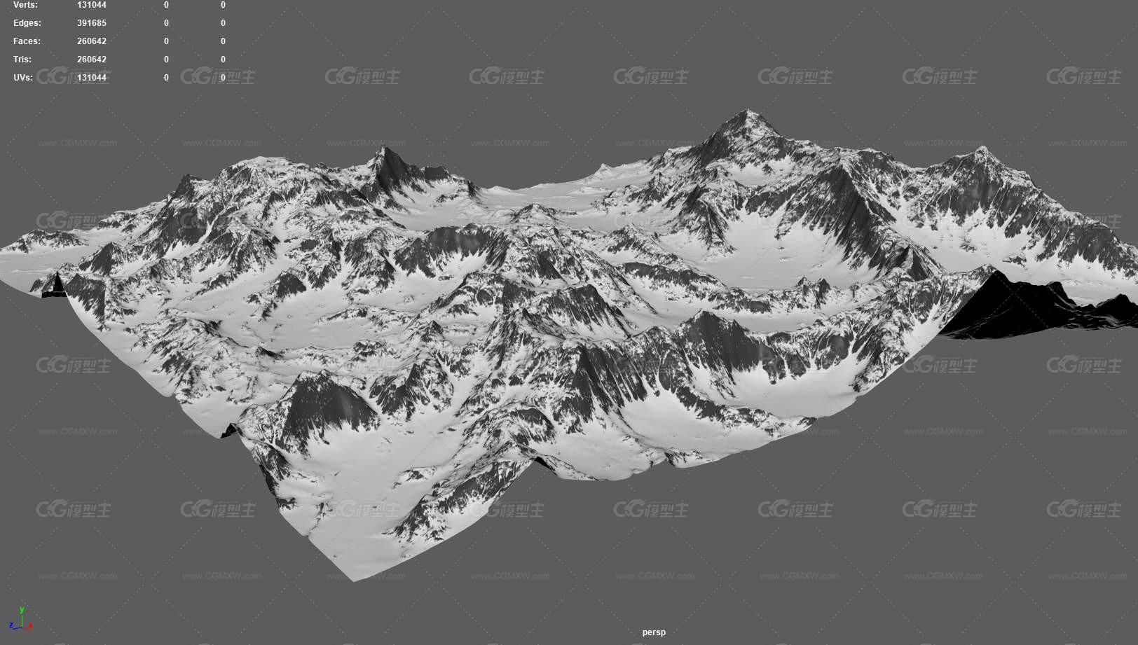 雪山 地形山脉 雪山地形 峡谷 山体 群山 高山 自然地理地形 山系 高原雪山 山峰 冰山 雪山场景-10