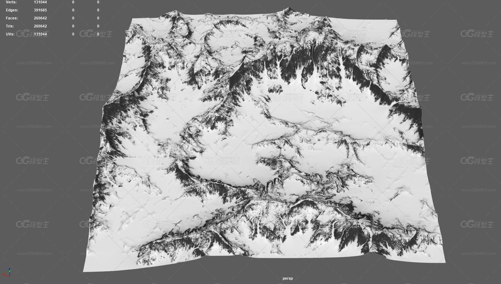 雪山 地形山脉 雪山地形 峡谷 山体 群山 高山 自然地理地形 山系 高原雪山 山峰 冰山 雪山场景-3