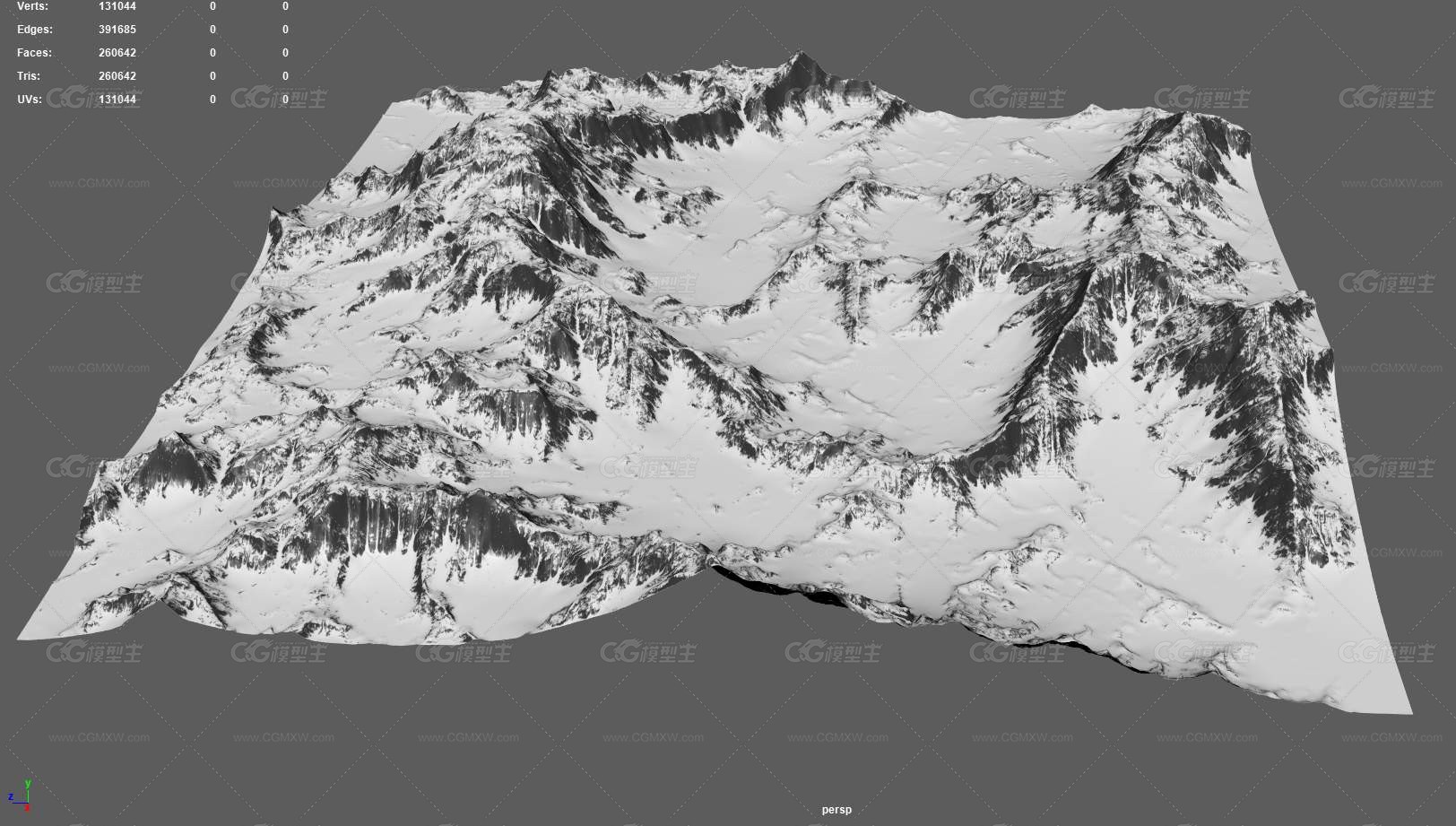 雪山 地形山脉 雪山地形 峡谷 山体 群山 高山 自然地理地形 山系 高原雪山 山峰 冰山 雪山场景-4