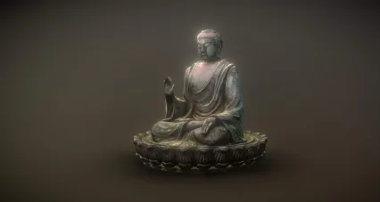 佛像 雕像 佛祖雕像 石佛 文物雕塑 古代福祥 石刻佛像 如来佛 释迦牟尼 寺庙佛像 莲花宝座 