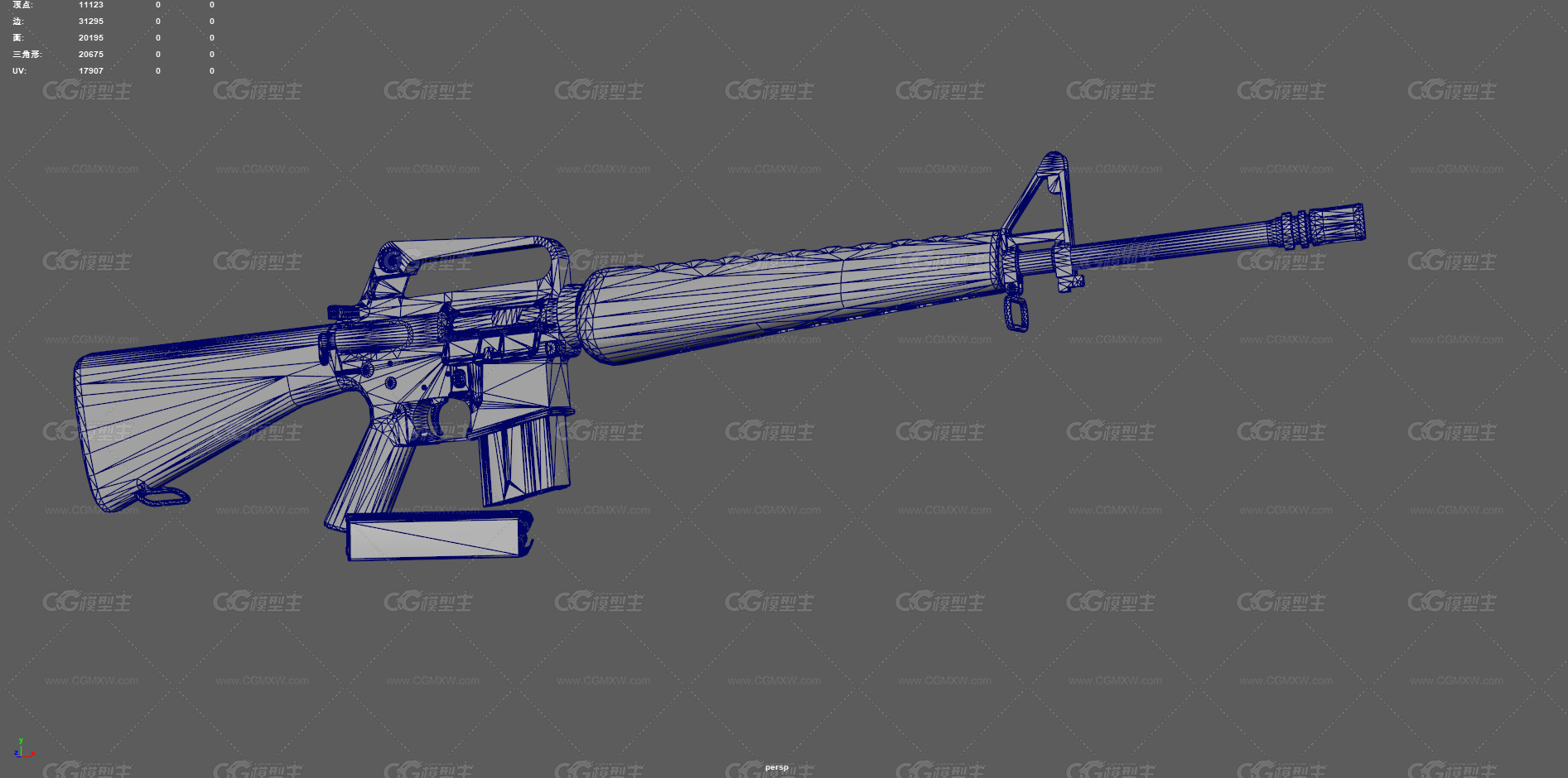 M16A1步枪 突击步枪 自动步枪 枪械 武器 小口径步枪 军事武器 越战武器 美军步枪 美式步枪-13