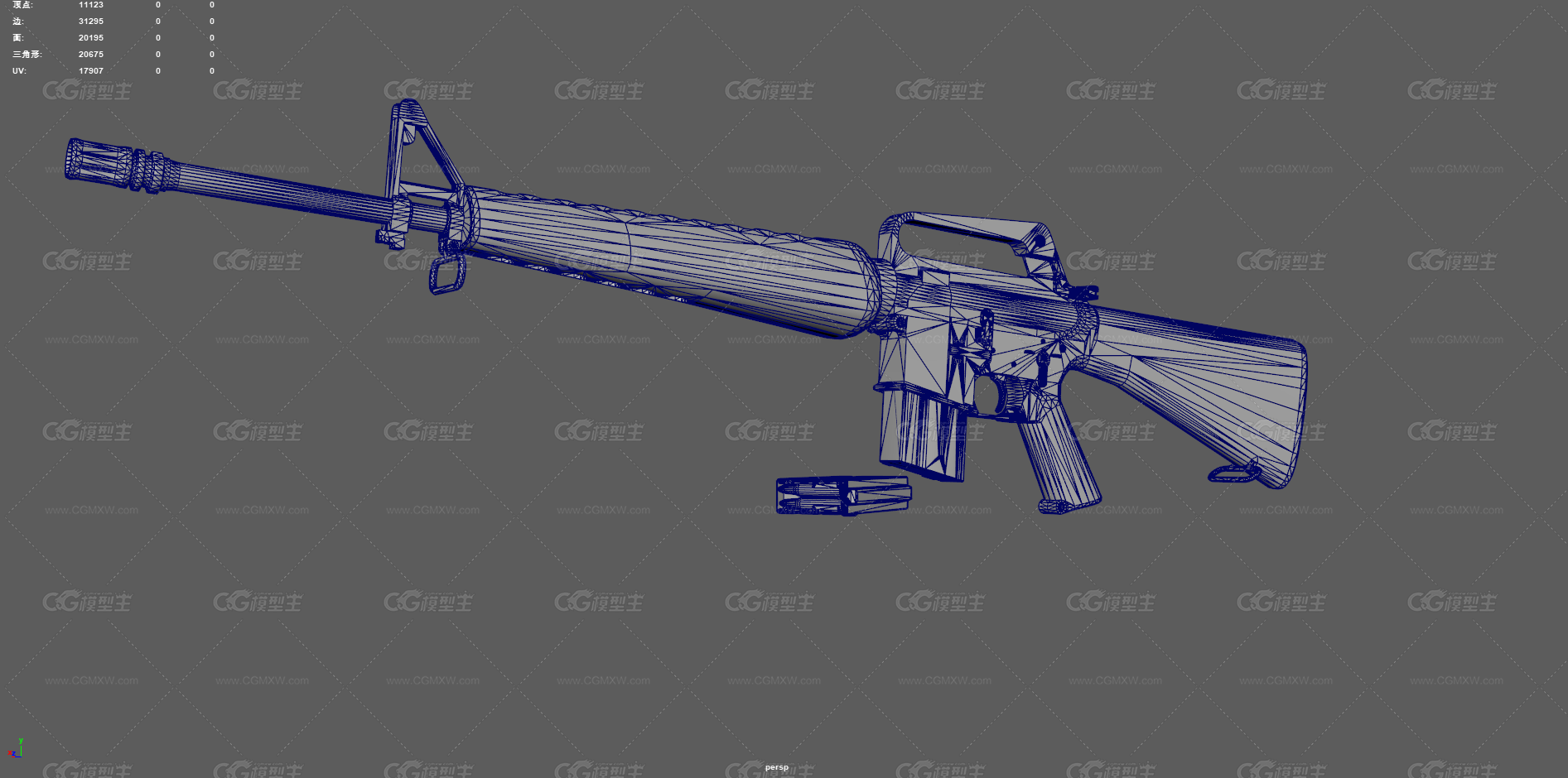 M16A1步枪 突击步枪 自动步枪 枪械 武器 小口径步枪 军事武器 越战武器 美军步枪 美式步枪-14