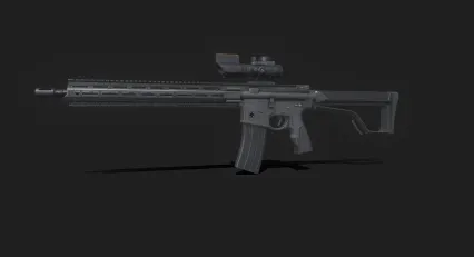 突击步枪 武器 AR15自动步枪 枪械 卡宾枪 现代武器 军事武器 战术版步枪 红点瞄准镜 美国枪支