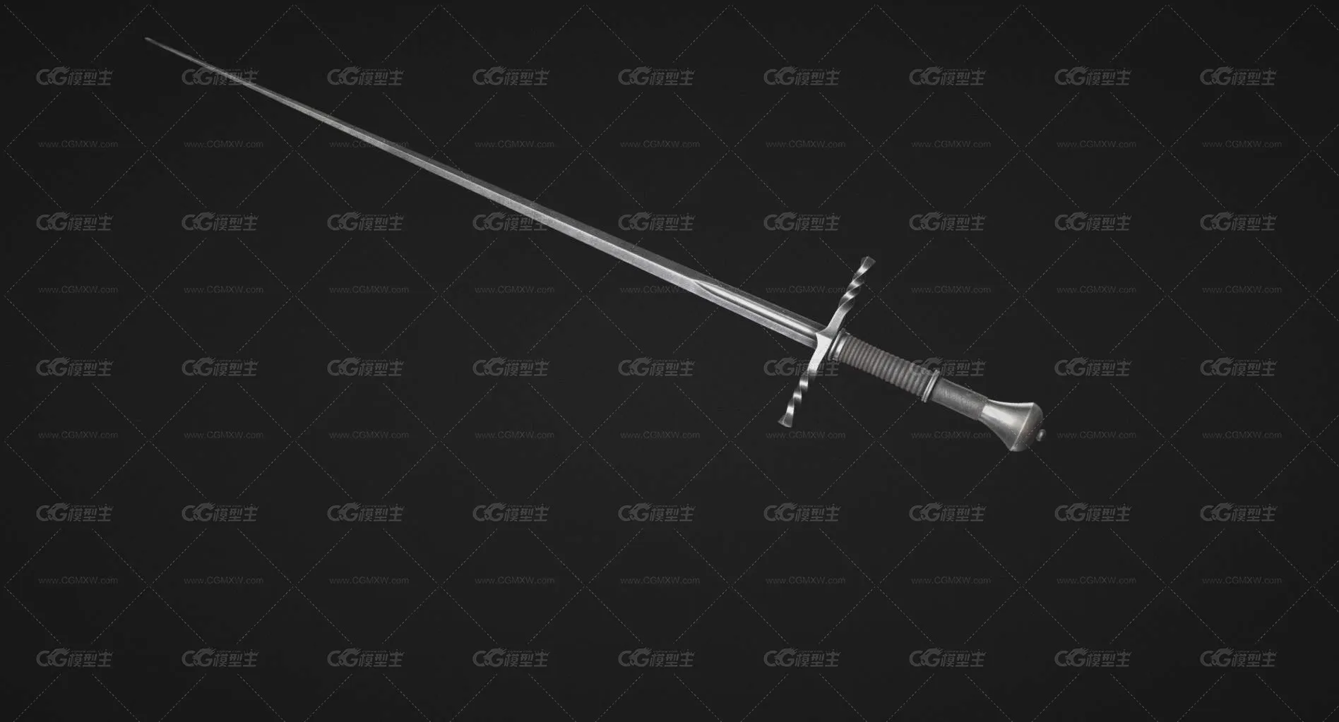 剑 欧洲剑 冷兵器 西方剑 骑士剑 中世纪武器 长剑 王者之剑 符文剑 西洋剑 古代兵器 骑士佩剑-1