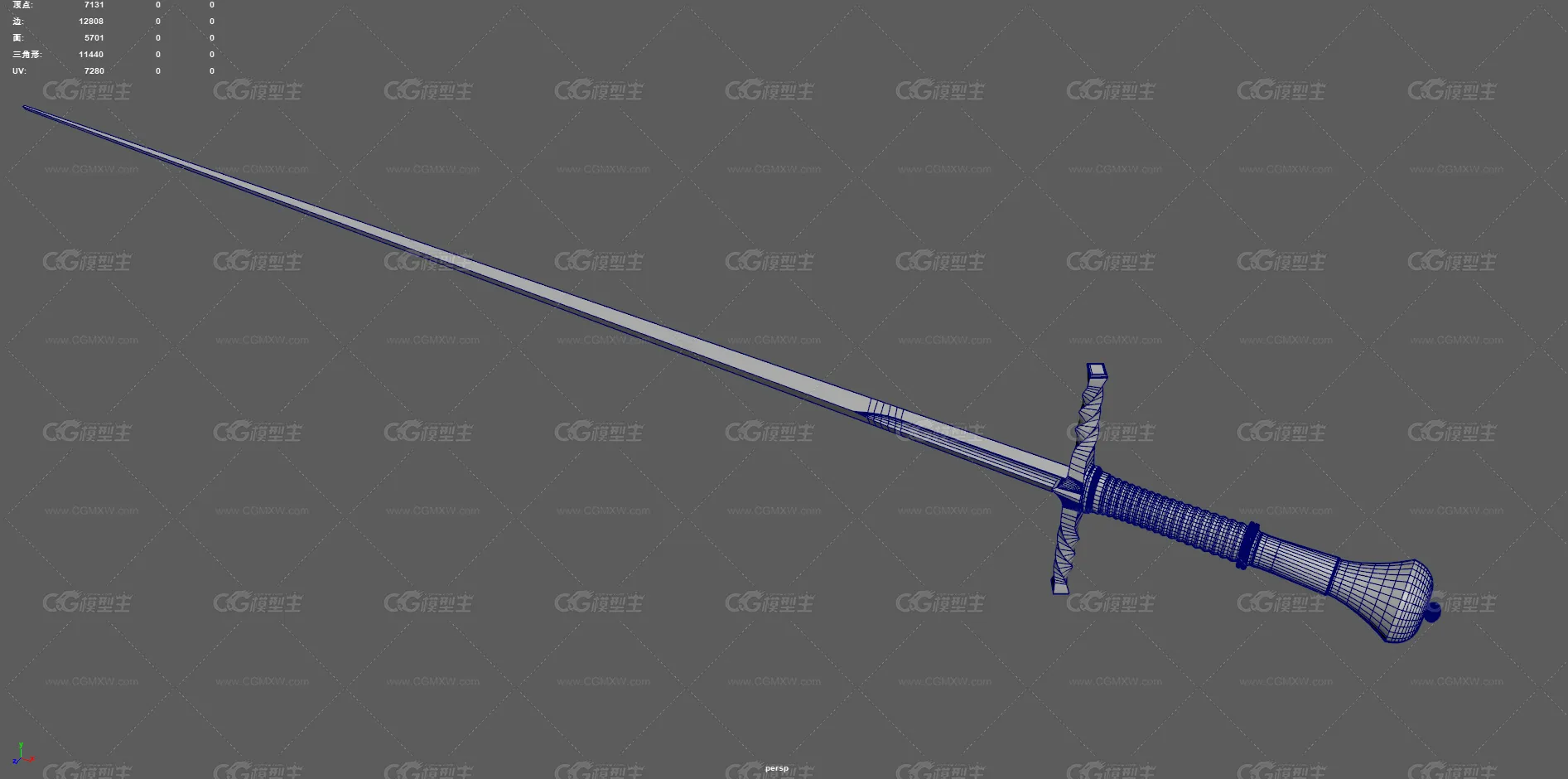剑 欧洲剑 冷兵器 西方剑 骑士剑 中世纪武器 长剑 王者之剑 符文剑 西洋剑 古代兵器 骑士佩剑-16