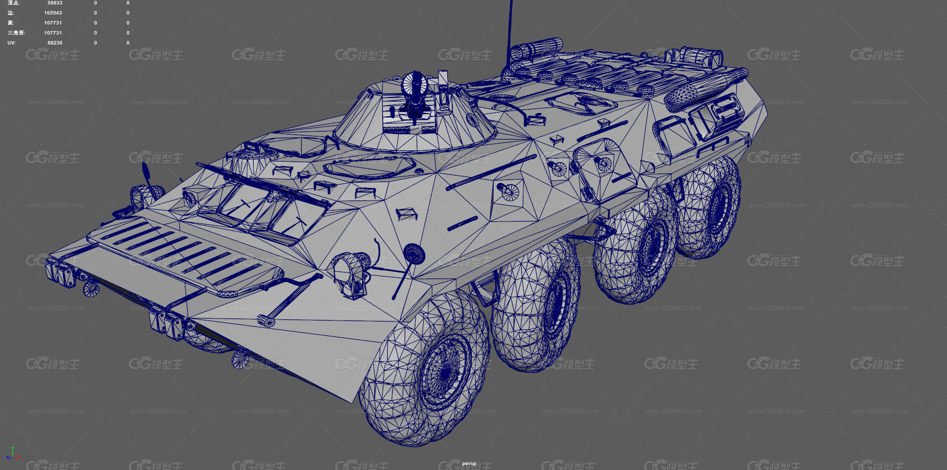 BTR80装甲车 突击炮车 轮式装甲车 运兵车 突击车 输送车 军事车辆 苏联装甲车 战术车-13