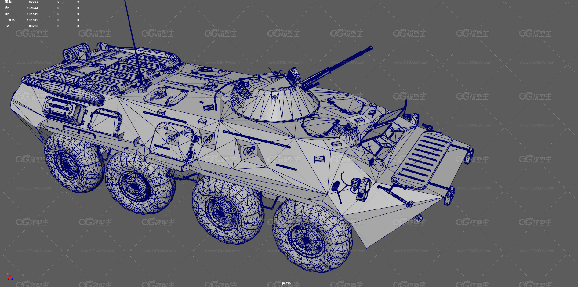 BTR80装甲车 突击炮车 轮式装甲车 运兵车 突击车 输送车 军事车辆 苏联装甲车 战术车-17