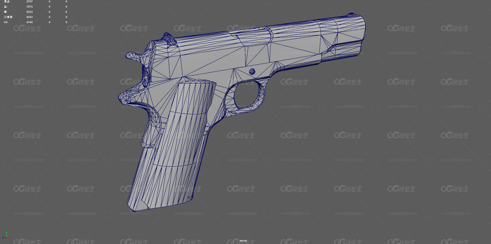 手枪 柯尔特手枪 紧凑型手枪 武器 枪械 M1911手枪 制式手枪 老式手枪 半自动手枪-10