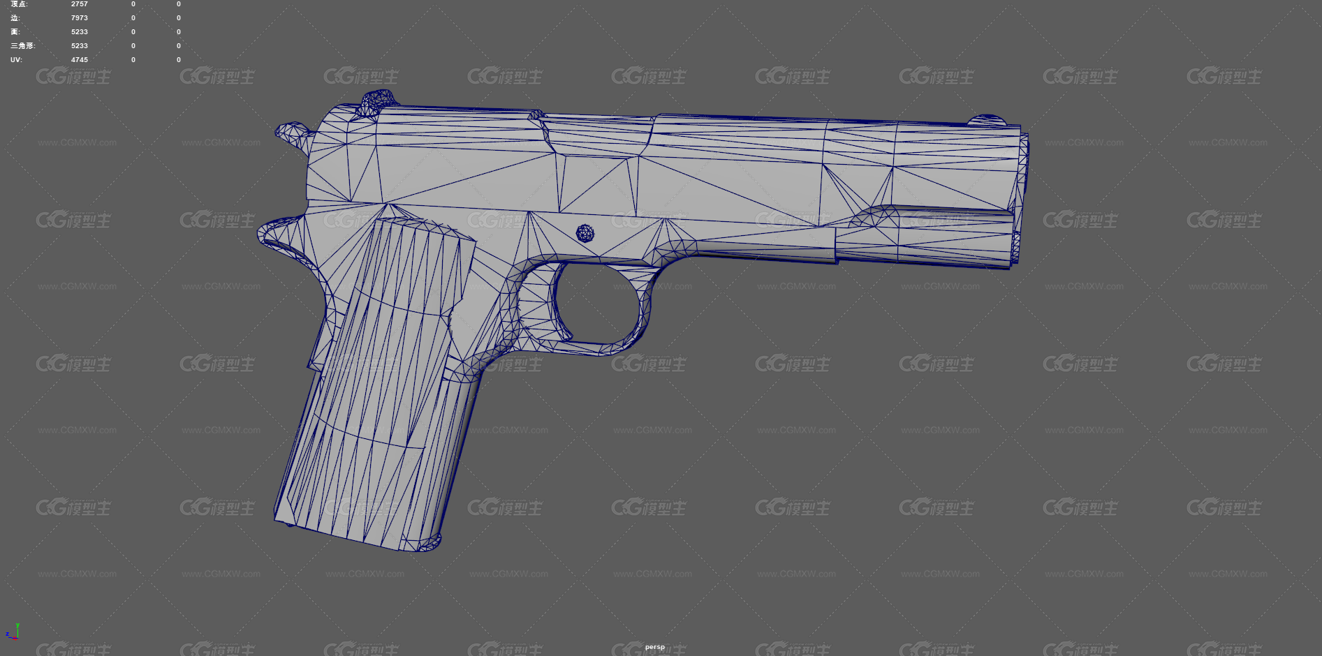 手枪 柯尔特手枪 紧凑型手枪 武器 枪械 M1911手枪 制式手枪 老式手枪 半自动手枪-13