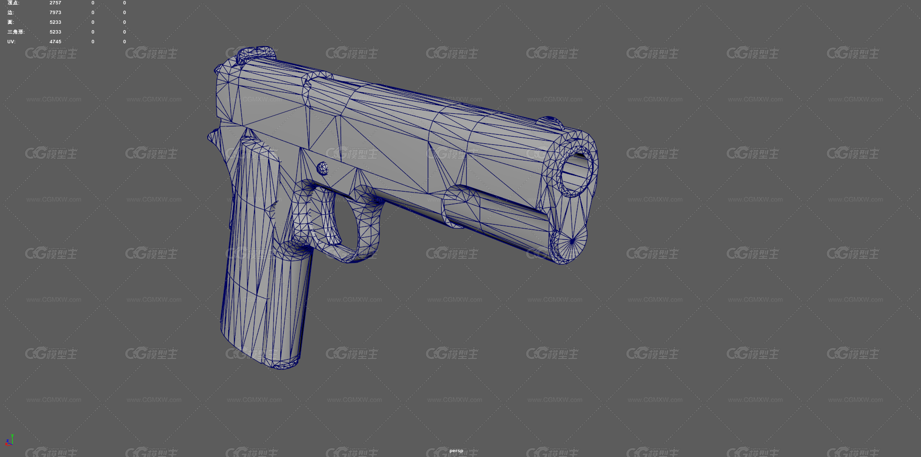 手枪 柯尔特手枪 紧凑型手枪 武器 枪械 M1911手枪 制式手枪 老式手枪 半自动手枪-8