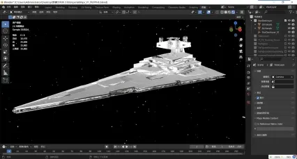 星球大战 帝国舰船 飞船 卫星 3D模型 太空战舰 