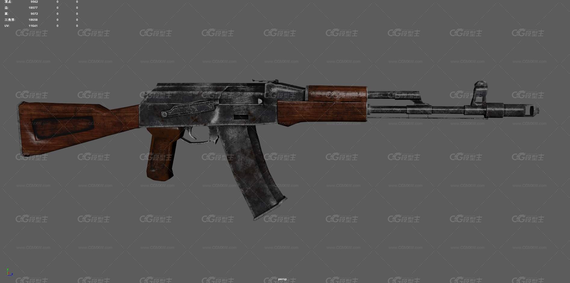 AK突击步枪 AK47 冲锋枪 枪械 军用枪械 自动步枪 军用枪械 AK47冲锋枪 现代枪械 步枪-5