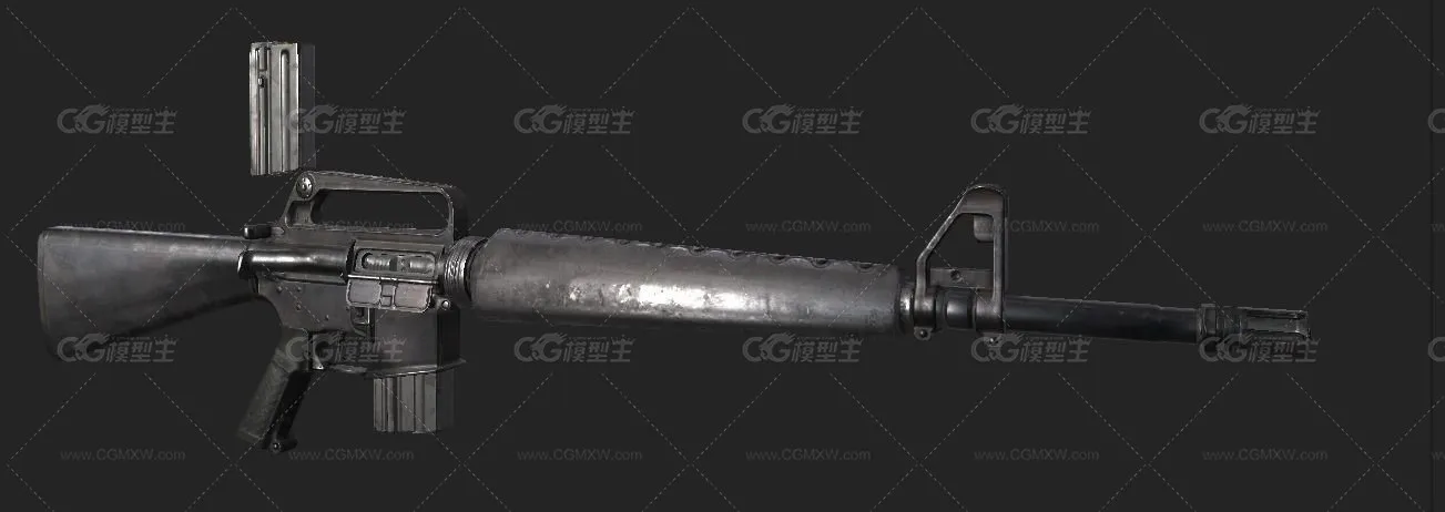 M16A1步枪 突击步枪 自动步枪 枪械 武器 军事武器 小口径步枪 冲锋枪 美式步枪 美军枪械-2