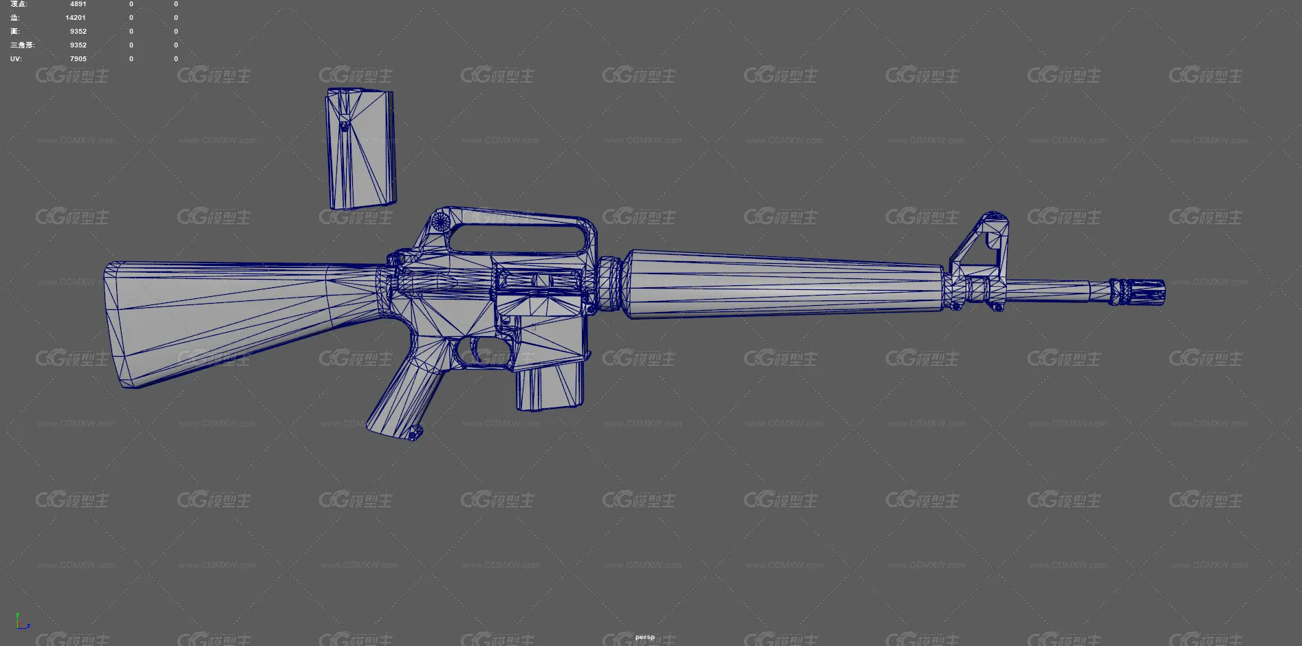 M16A1步枪 突击步枪 自动步枪 枪械 武器 军事武器 小口径步枪 冲锋枪 美式步枪 美军枪械-12