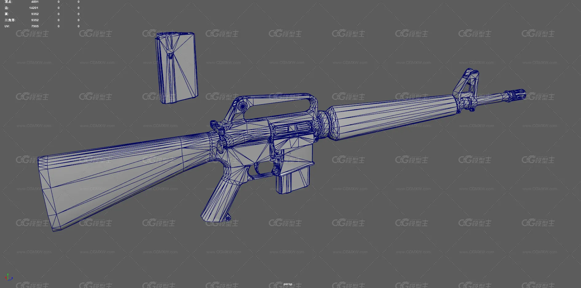 M16A1步枪 突击步枪 自动步枪 枪械 武器 军事武器 小口径步枪 冲锋枪 美式步枪 美军枪械-14