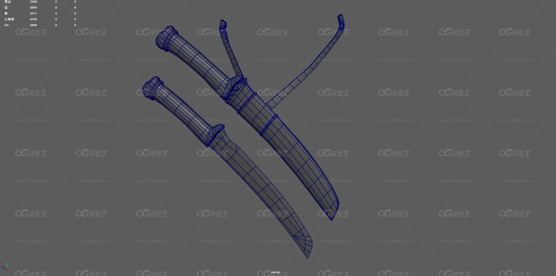 匕首 骨刀 短刀 古代匕首 冷兵器 武器 砍刀 次世代武器 刀剑 斩刀 原始武器 近战武器 游戏武器-10