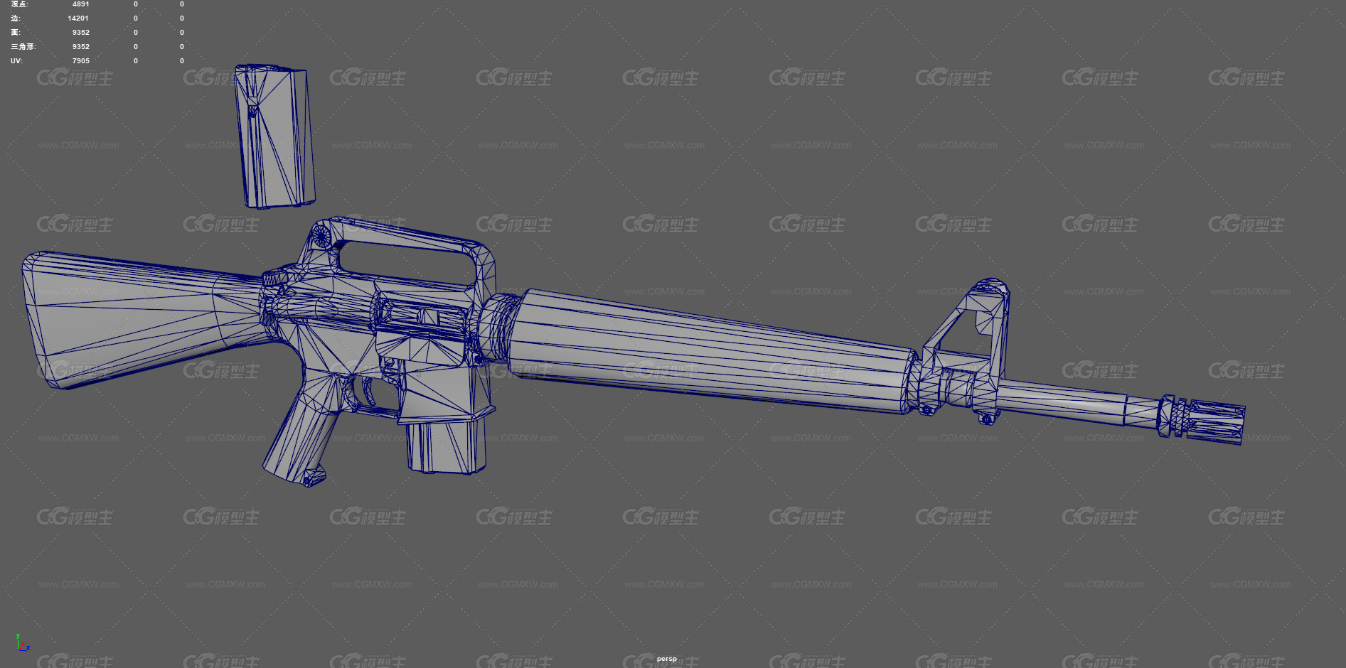 M16A1步枪 突击步枪 自动步枪 枪械 武器 军事武器 小口径步枪 冲锋枪 美式步枪 美军枪械-13