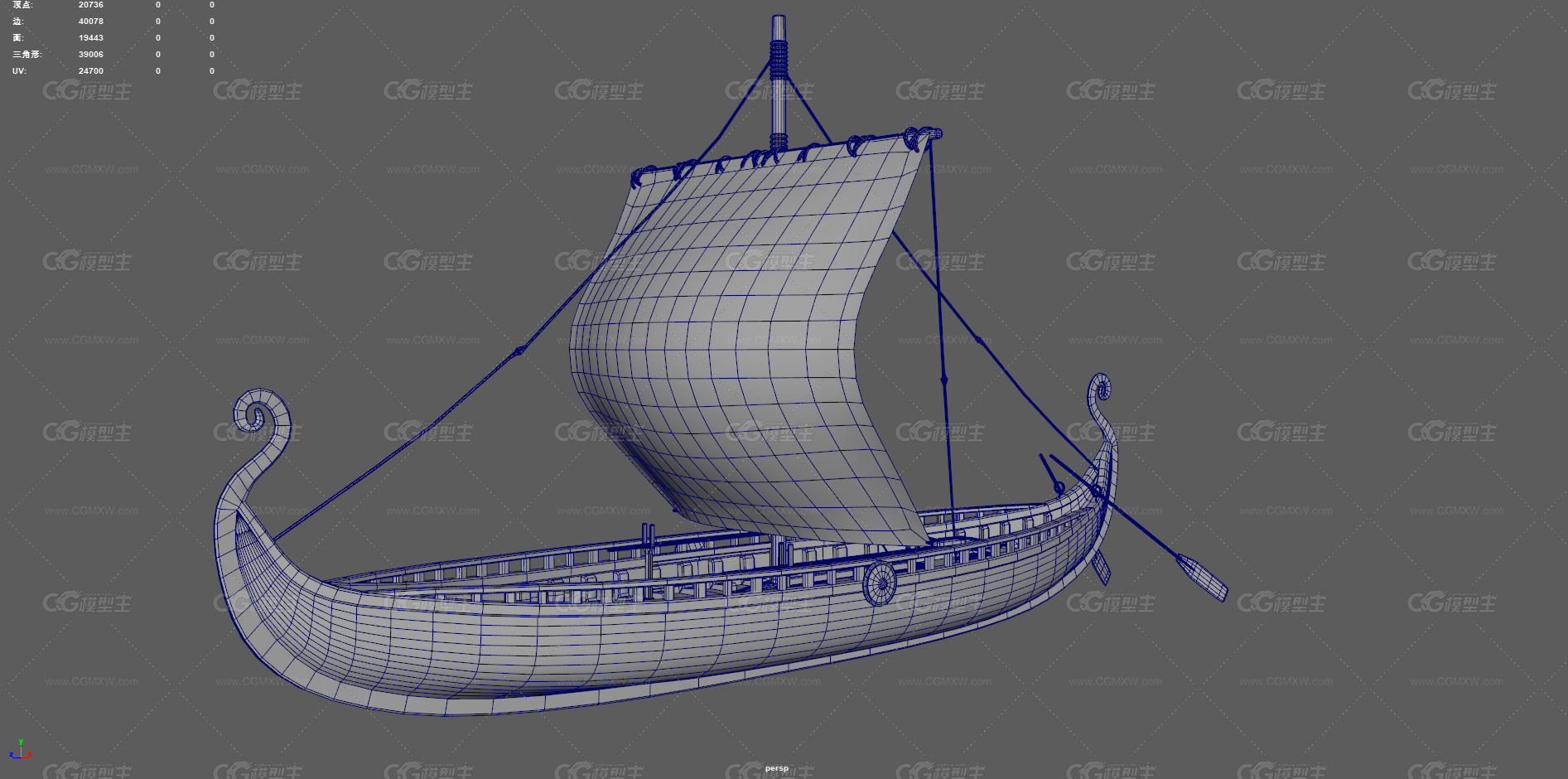 维京战船 复古船 航海船 海盗船 帆船 战舰 古代船 战船 古代帆船 皇家船 维京船 欧洲帆船-12