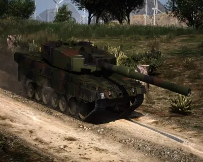 瑞士140mm豹2Panzer87​​坦克车
