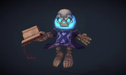 骷髅法师 巫师 NPC PBR