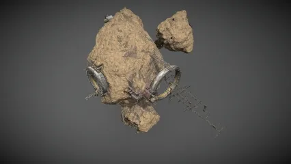 太空基地 科幻星球 科幻基地 行星基地 太空基地 科幻堡垒 科幻场景 外星地形 天体 小行星 