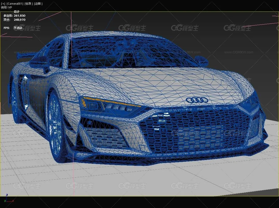 2023款奧迪R8CoupeV10GT中置后驱超跑超级跑车汽车-3