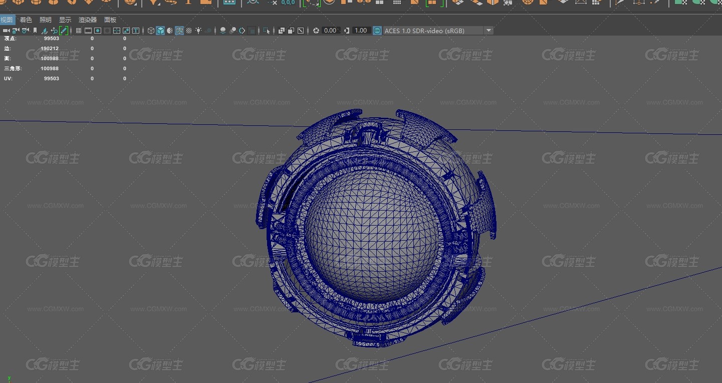 科幻探测器  探测器 神族探测器 科幻组件  PBR-5