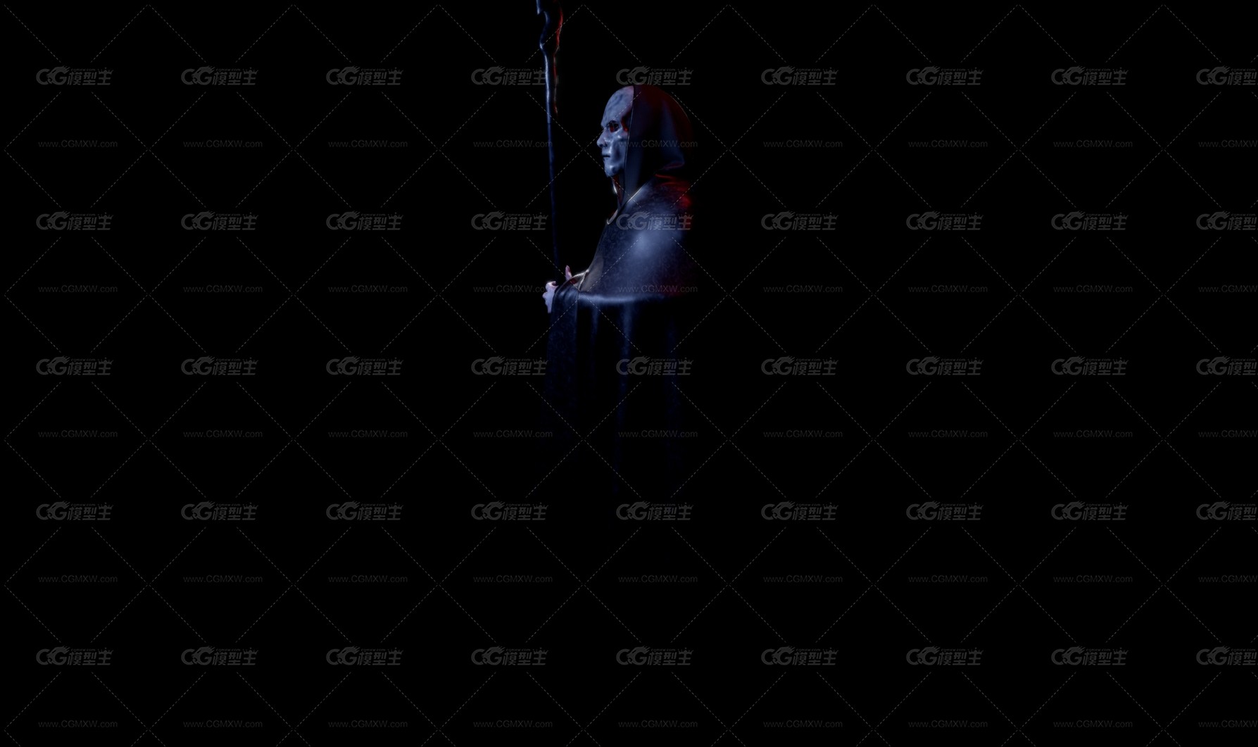 黑暗牧师  黑暗法师 死灵法师 斗篷男 次世代 中世纪 巫师 亡灵法师 术士 神秘人 炼金术师-2