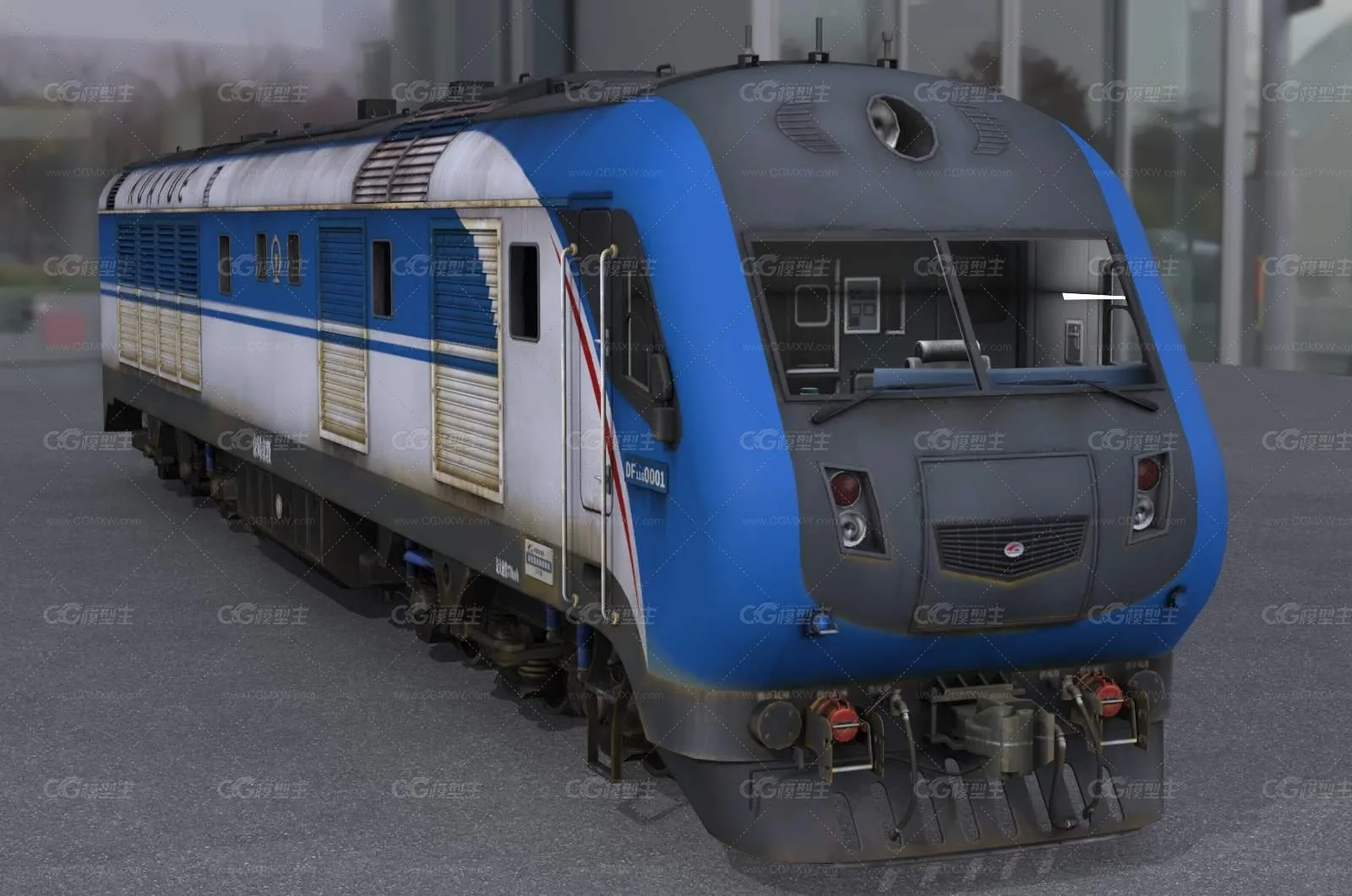 中国东风11G型内燃机车组火车-1