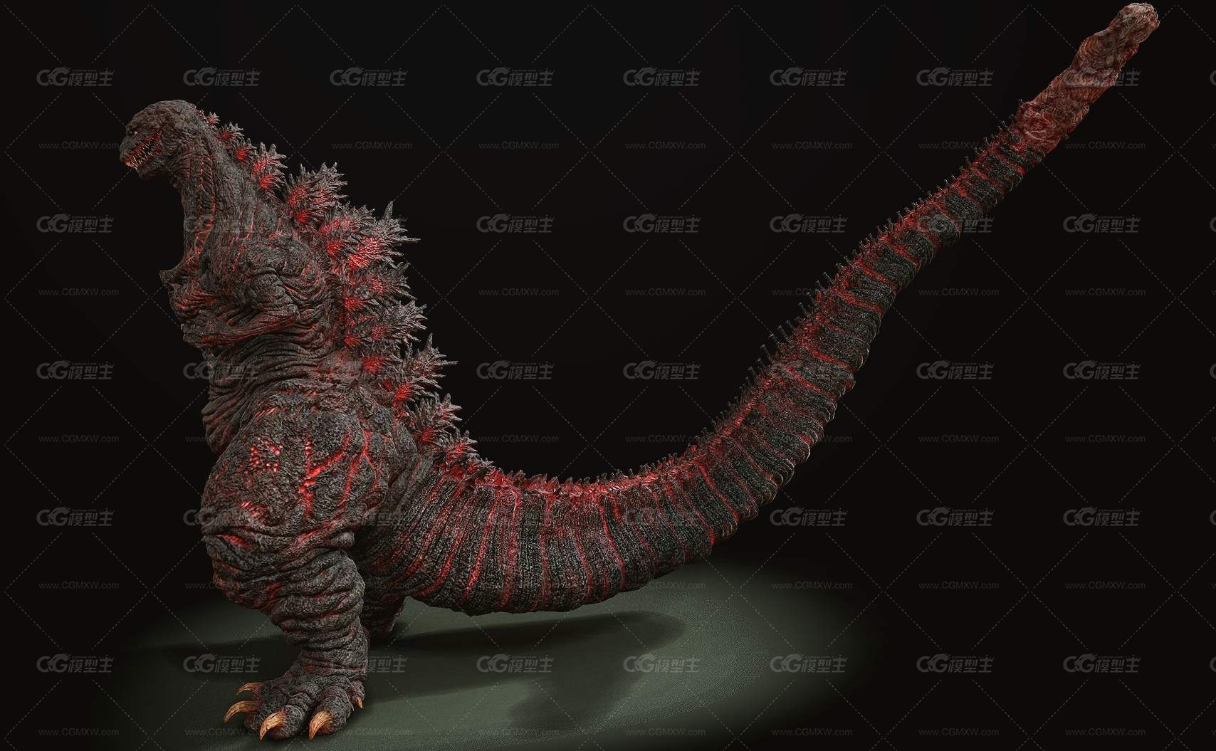 哥斯拉 Godzilla 怪物 幻想生物 变异怪物   加美拉  怪兽  PBR-2