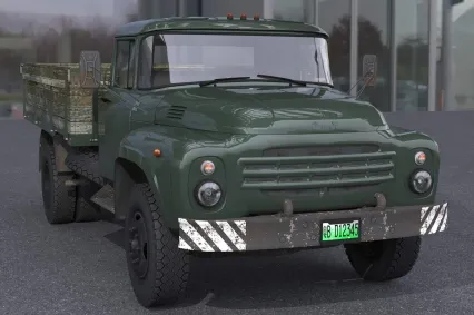 80年代国产经典东风军用卡车130汽车