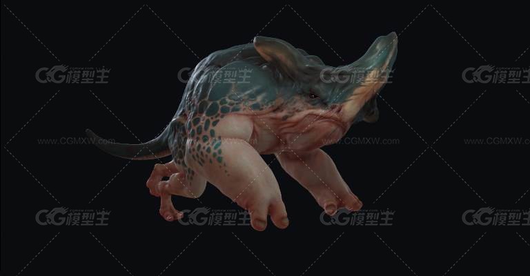 蹄齿兽 次世代 未来生物 科幻怪物 异形水生物 -1