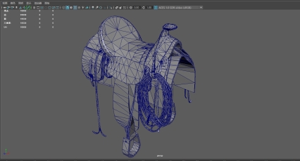 西部马鞍 PBR马鞍 鞍具 马具 场景部件座位 皮革马鞍