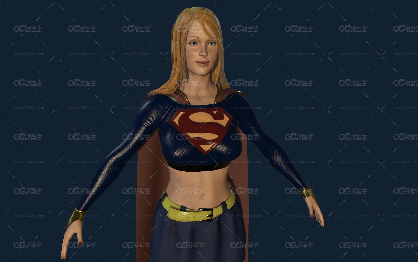 女超人 supergirl 次世代 同人超级女孩 超级少女 外国女人 -5