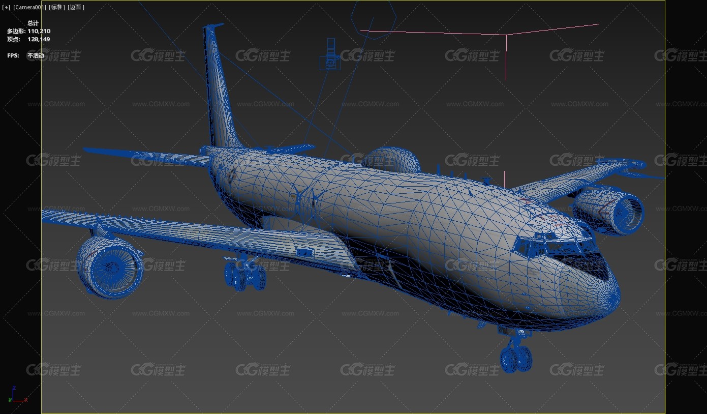 波音民航航空飞机客机E6Mercury-3