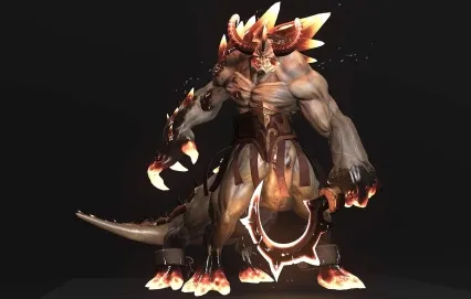 半牛魔甲 幻想 神域 希腊神话 半人半牛 PBR怪物