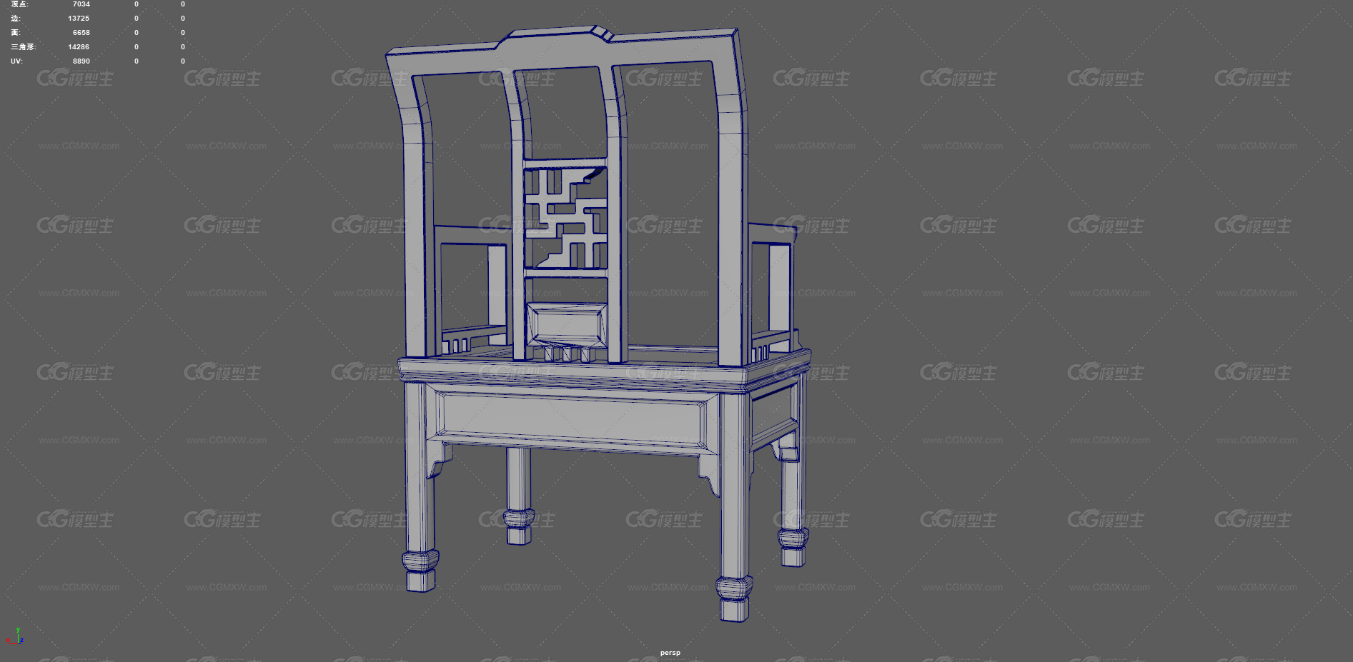 椅子 太师椅 木椅子 古风家具 破旧椅子 实木家具 中式家具  老式太师椅 古代太师椅 红木家具-11