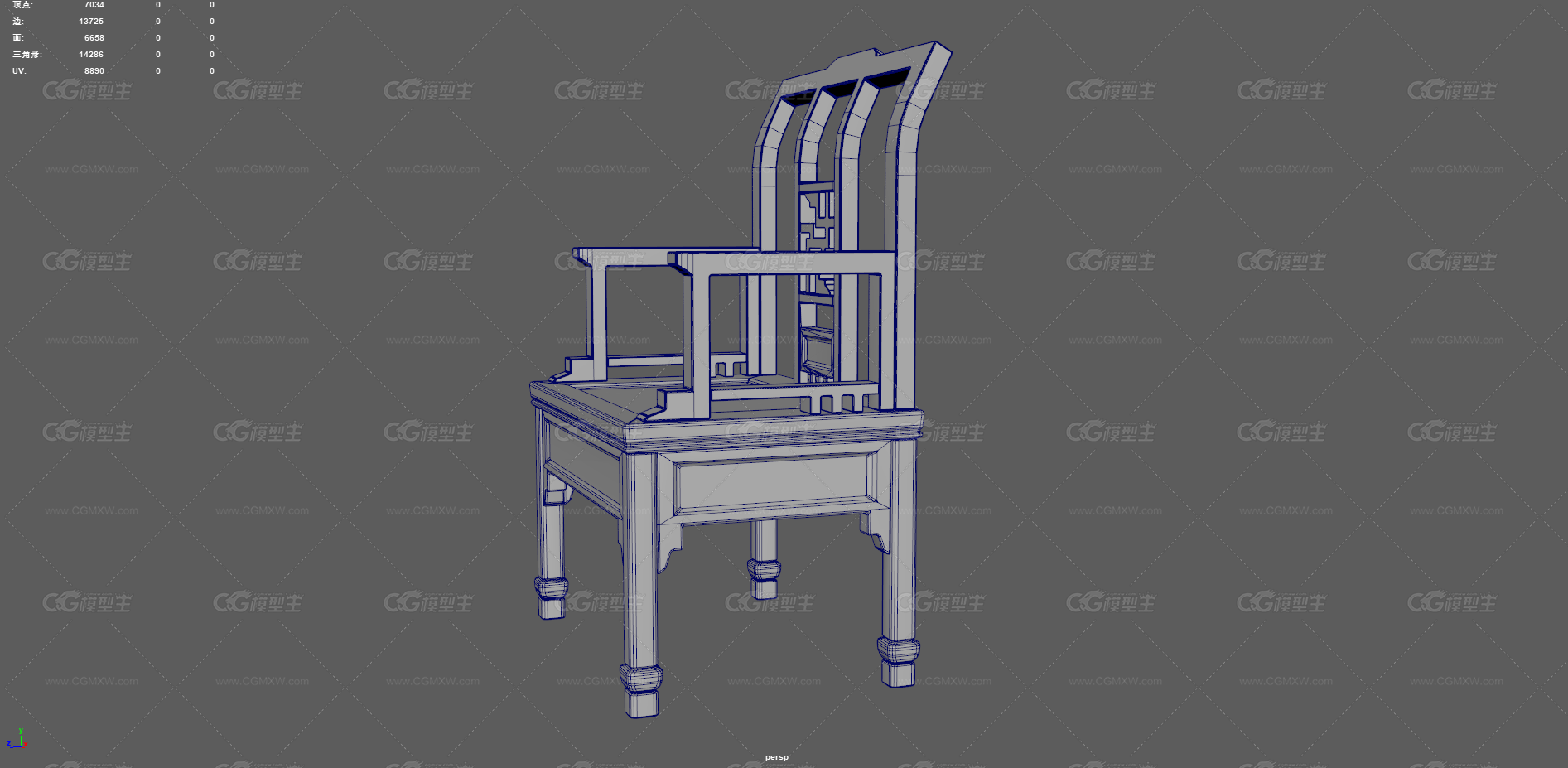 椅子 太师椅 木椅子 古风家具 破旧椅子 实木家具 中式家具  老式太师椅 古代太师椅 红木家具-10