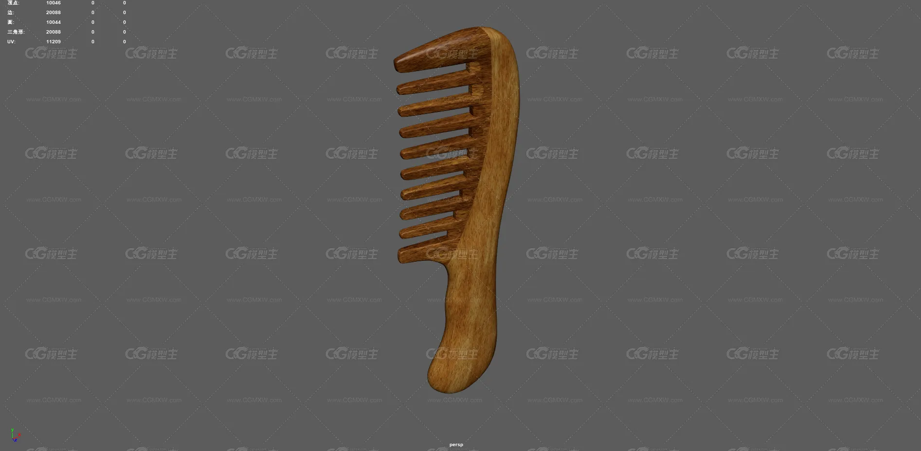 梳子 木梳 梳头发工具 生活用品 古代梳子 旧梳子 老式梳子 头梳 老物件 顺发梳 -4