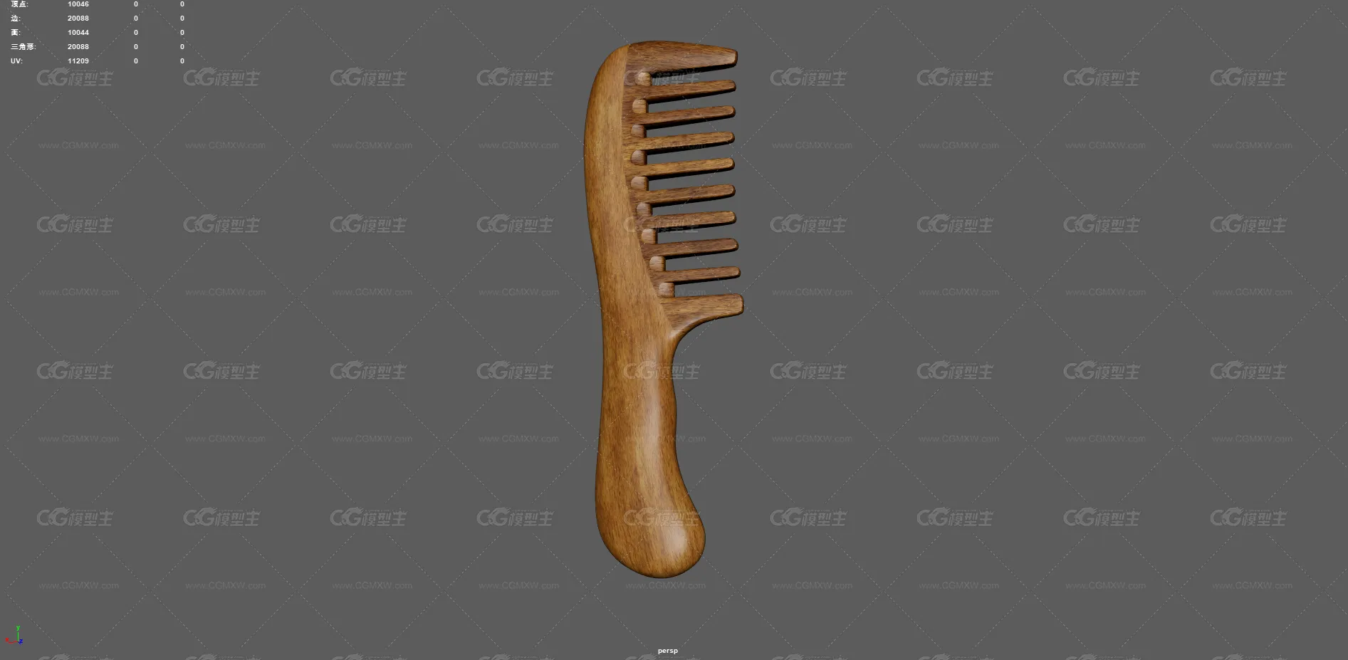 梳子 木梳 梳头发工具 生活用品 古代梳子 旧梳子 老式梳子 头梳 老物件 顺发梳 -5