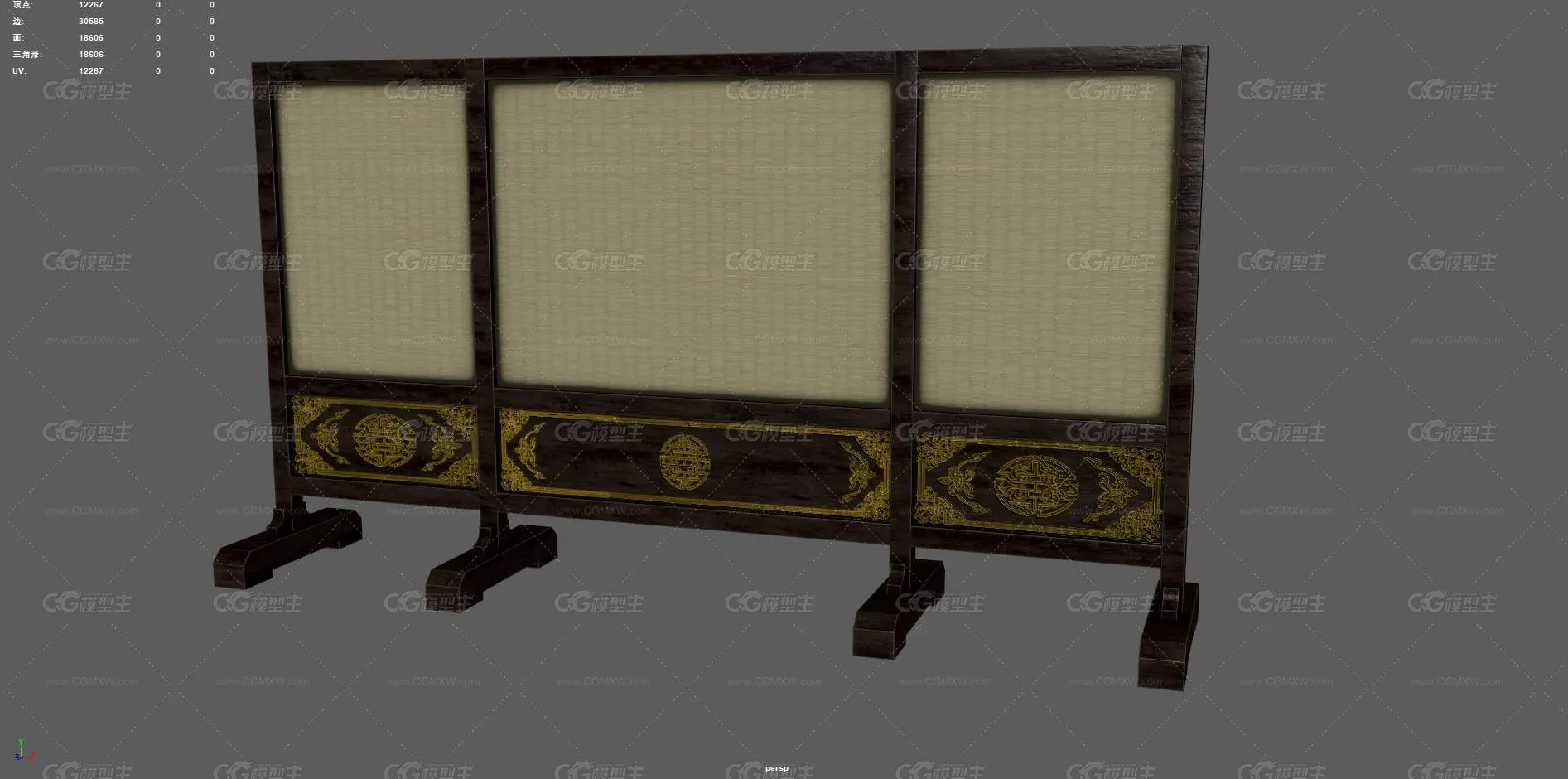 古代屏风 中式隔断 古代家具 室内屏风 皇室屏风 家具 木制屏风 装饰画屏 古代隔断 中式家具-7